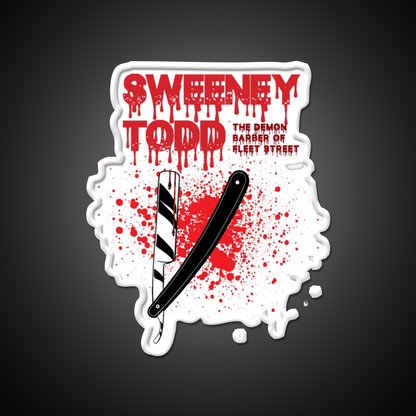 Sweeney Todd Demon Barber Shop Haircut Led Neon Sign - LED neon sign view 11