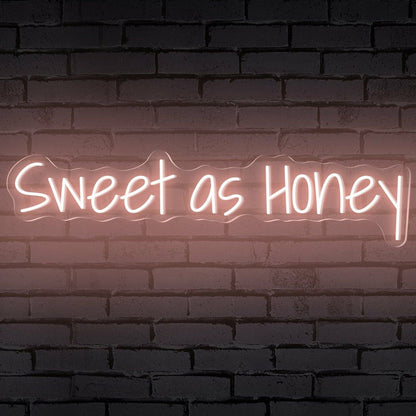 Sweet As Honey Words Led Neon Sign - Shineneon