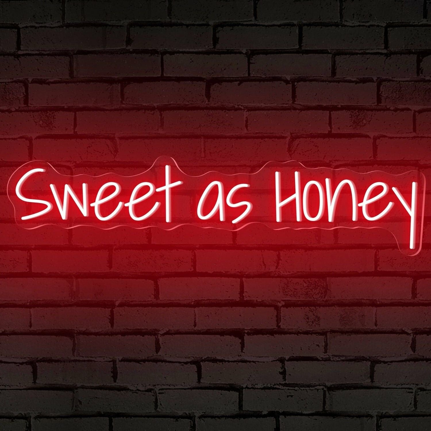 Sweet As Honey Words Led Neon Sign - Shineneon