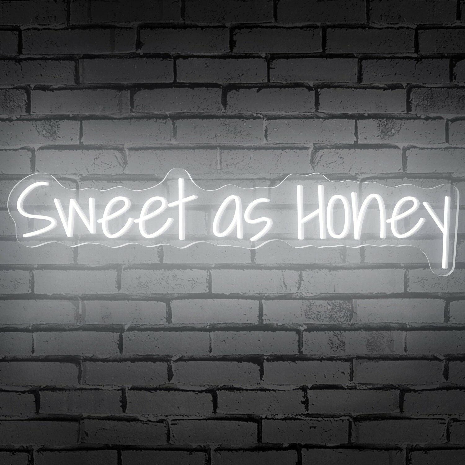 Sweet As Honey Words Led Neon Sign - Shineneon
