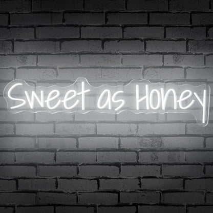 Sweet As Honey Words Led Neon Sign - Shineneon