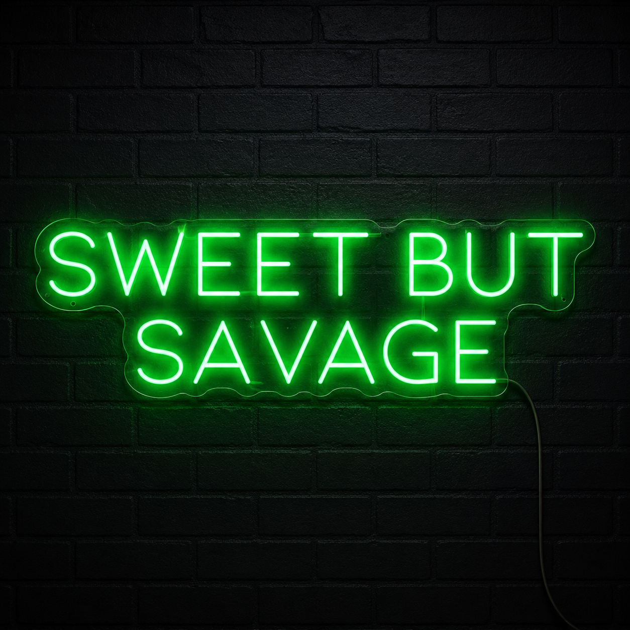 Sweet But Savage LED Neon Sign - 02 High-Converting Product Image