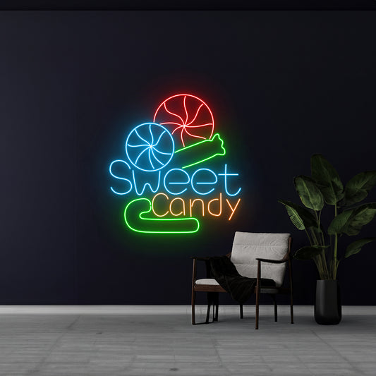 Sweet Candy Neon Sign