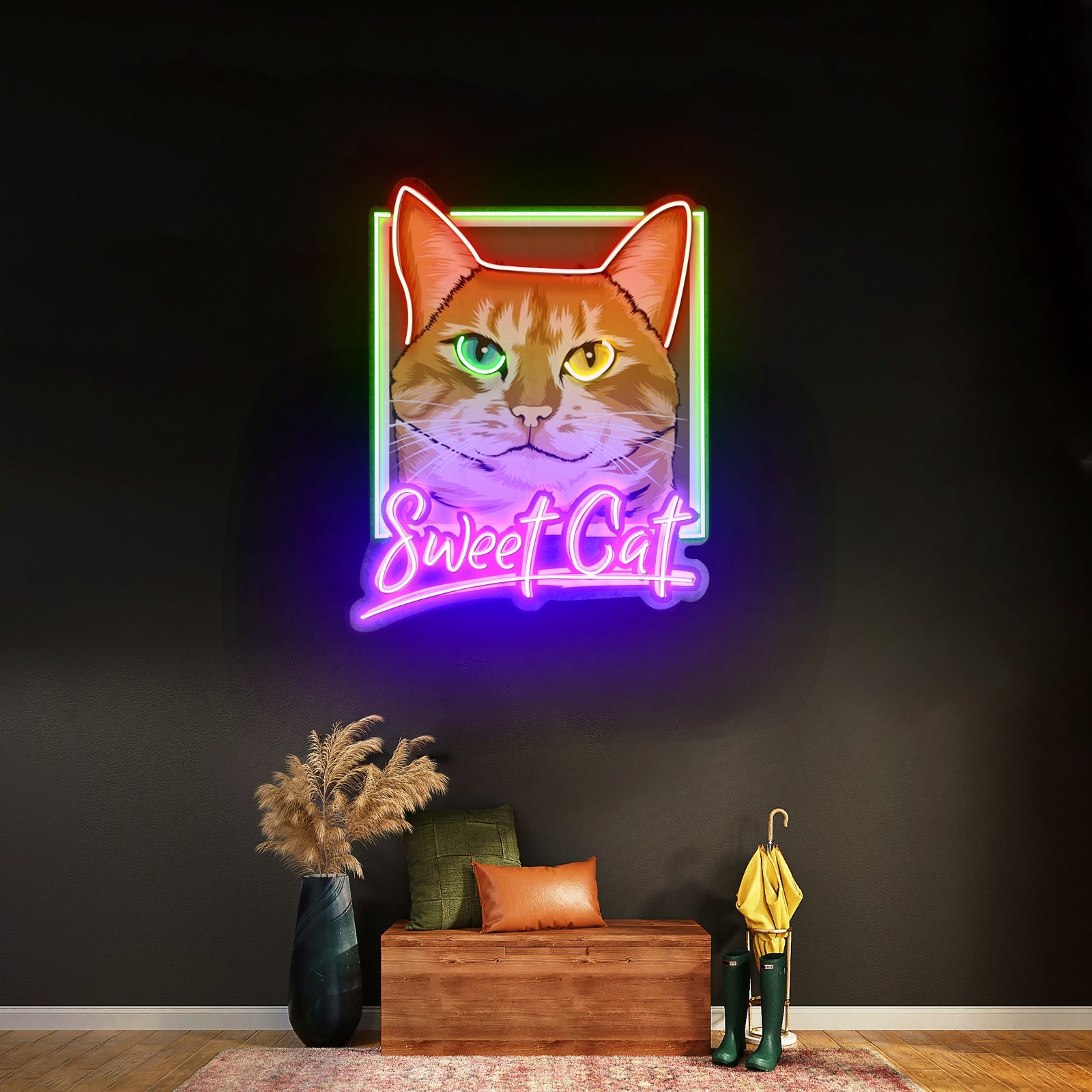 Sweet Cat Led Neon Sign Light Custom Led Signs - Shineneon