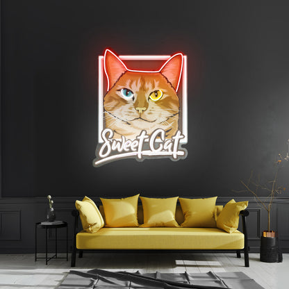 Sweet Cat Led Neon Sign Light Custom Led Signs