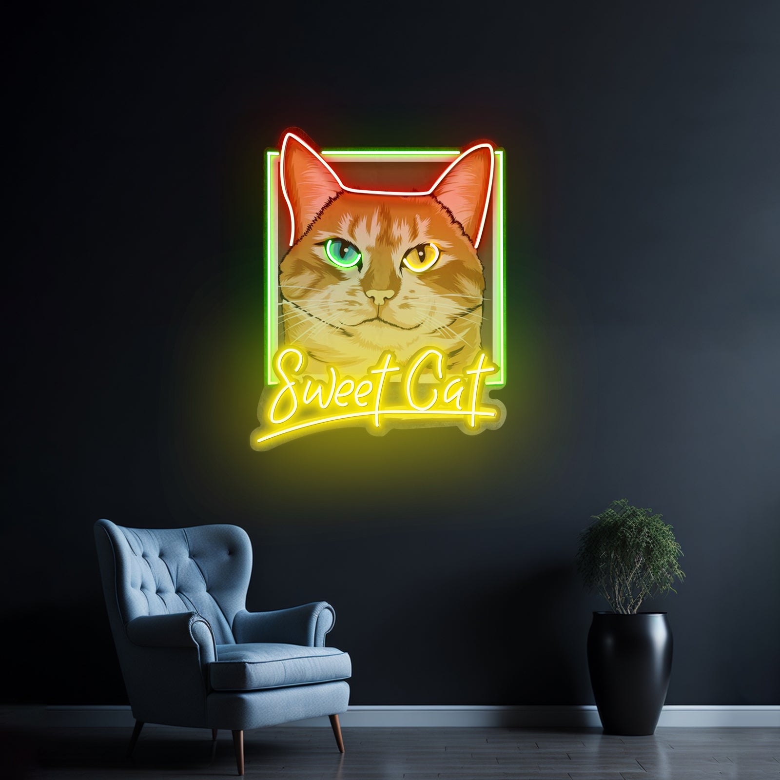 Sweet Cherry Led Neon Acrylic Artwork For Sale