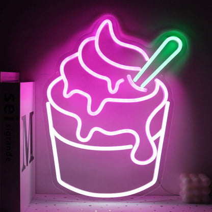 Sweet Cone Ice Cream Led Neon Sign | Shineneon