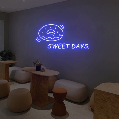 Sweet Days And Donuts Led Neon Sign | Shineneon