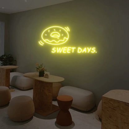Sweet Days And Donuts Led Neon Sign | Shineneon