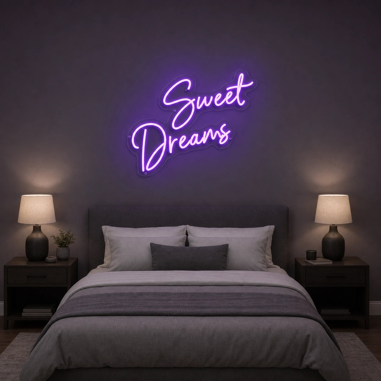 Sweet Dreams LED Neon Sign Garage Man Cave Neon Sign size image