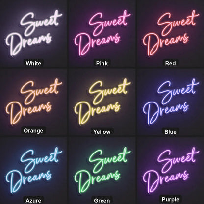 Sweet Dreams LED Neon Sign Garage Man Cave Neon Sign - Shineneon