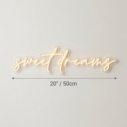 Sweet Dreams LED Neon Sign Home Wall Art - 04 Size Image