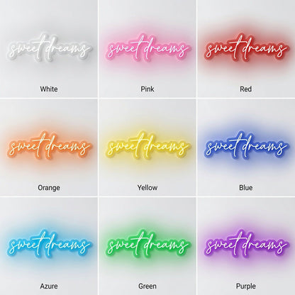 Sweet Dreams LED Neon Sign Home Wall Art - Shineneon