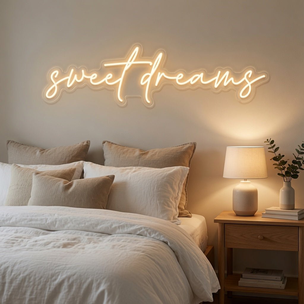 Sweet Dreams LED Neon Sign Home Wall Art - Shineneon