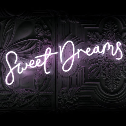 Sweet Dreams Led Neon Sign Nights With Heavenly Glow - Shineneon
