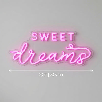 Sweet Dreams LED Neon Sign Wall Neon Sign - 04 Size Image