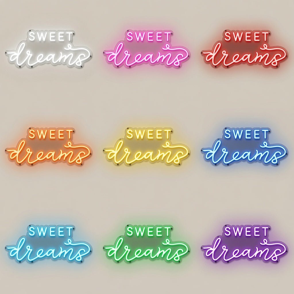 Sweet Dreams LED Neon Sign Wall Neon Sign - Shineneon