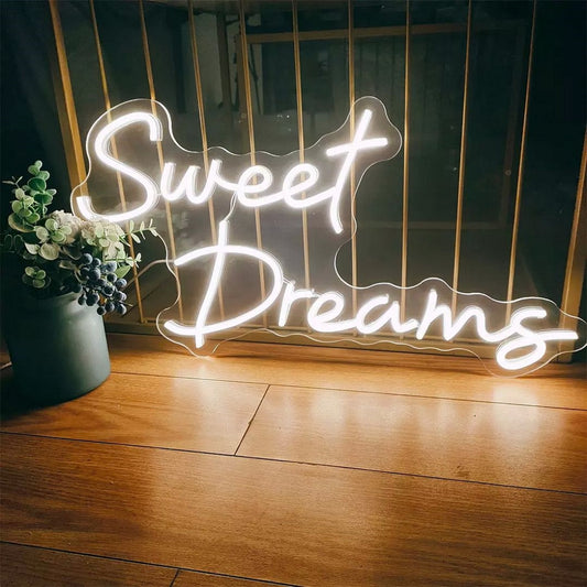 Sweet Dreams Led Sign Business Neon Signs Wall Decor