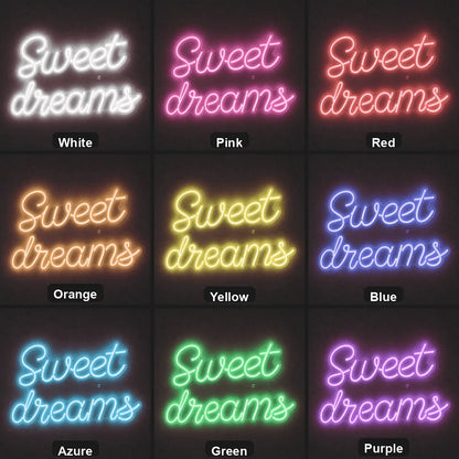 Sweet Dreams Wall Decor LED Neon Sign - Shineneon
