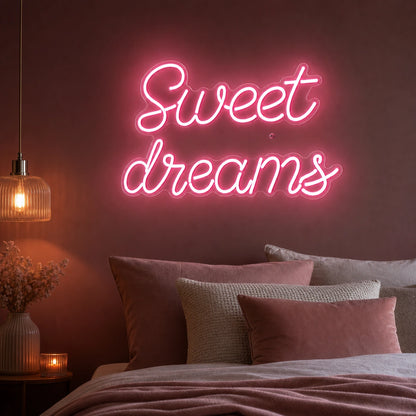 Sweet Dreams Wall Decor LED Neon Sign Garage Man Cave Neon Sign high-converting product image