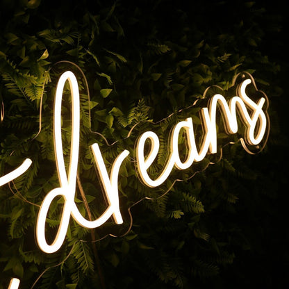 Sweet Dreams Yellow Led Neon Sign - Shineneon
