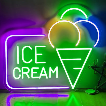 Sweet Escapeirresistible Ice Cream Neon Sign | Shineneon
