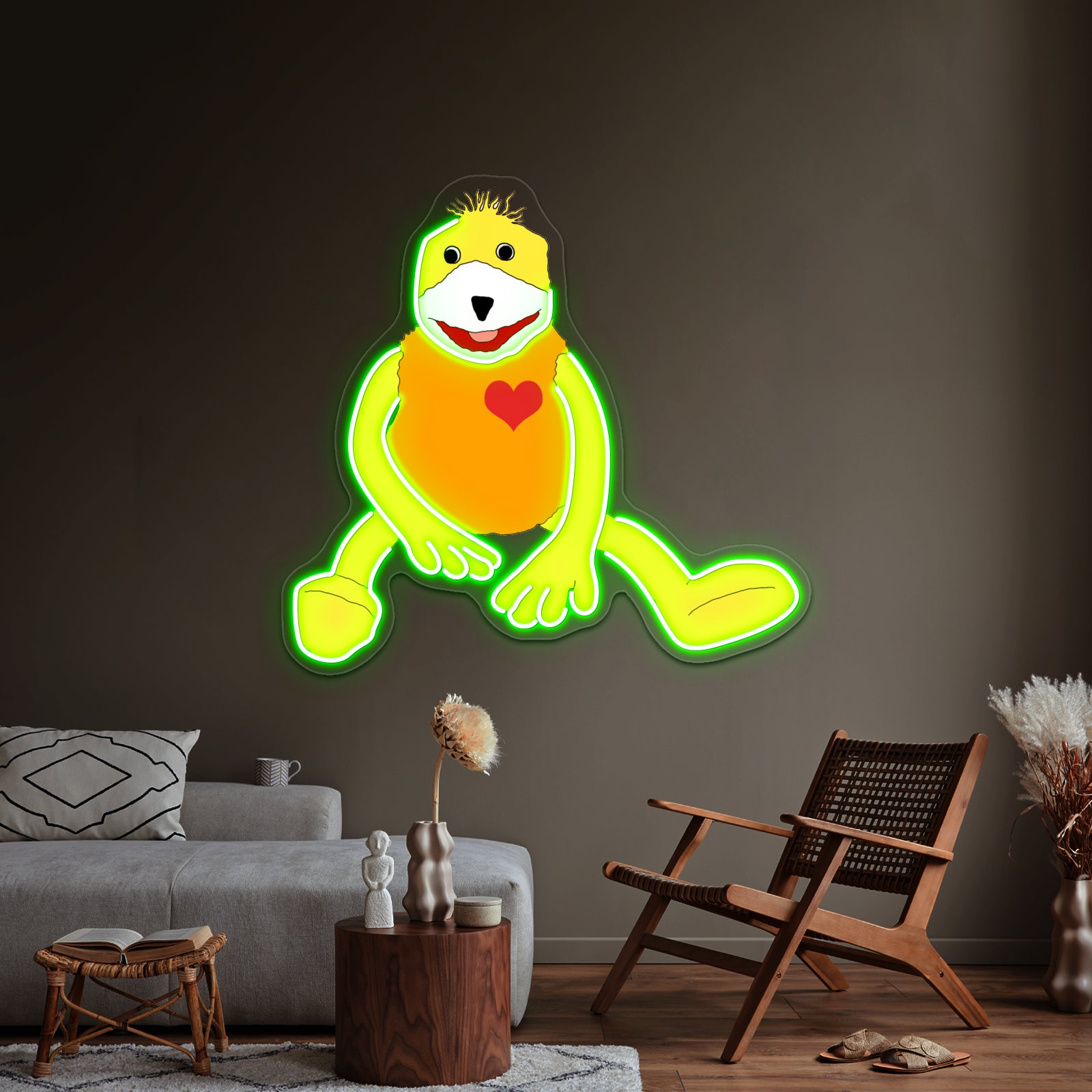 Sweet Hello From Flat E Artwork Neon Signs For Sale | Shineneon