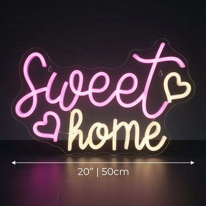Sweet Home LED Neon Sign - 04 Size Image