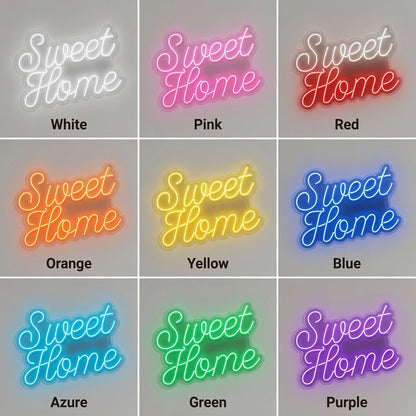Sweet Home LED Neon Sign Home Decor - Shineneon