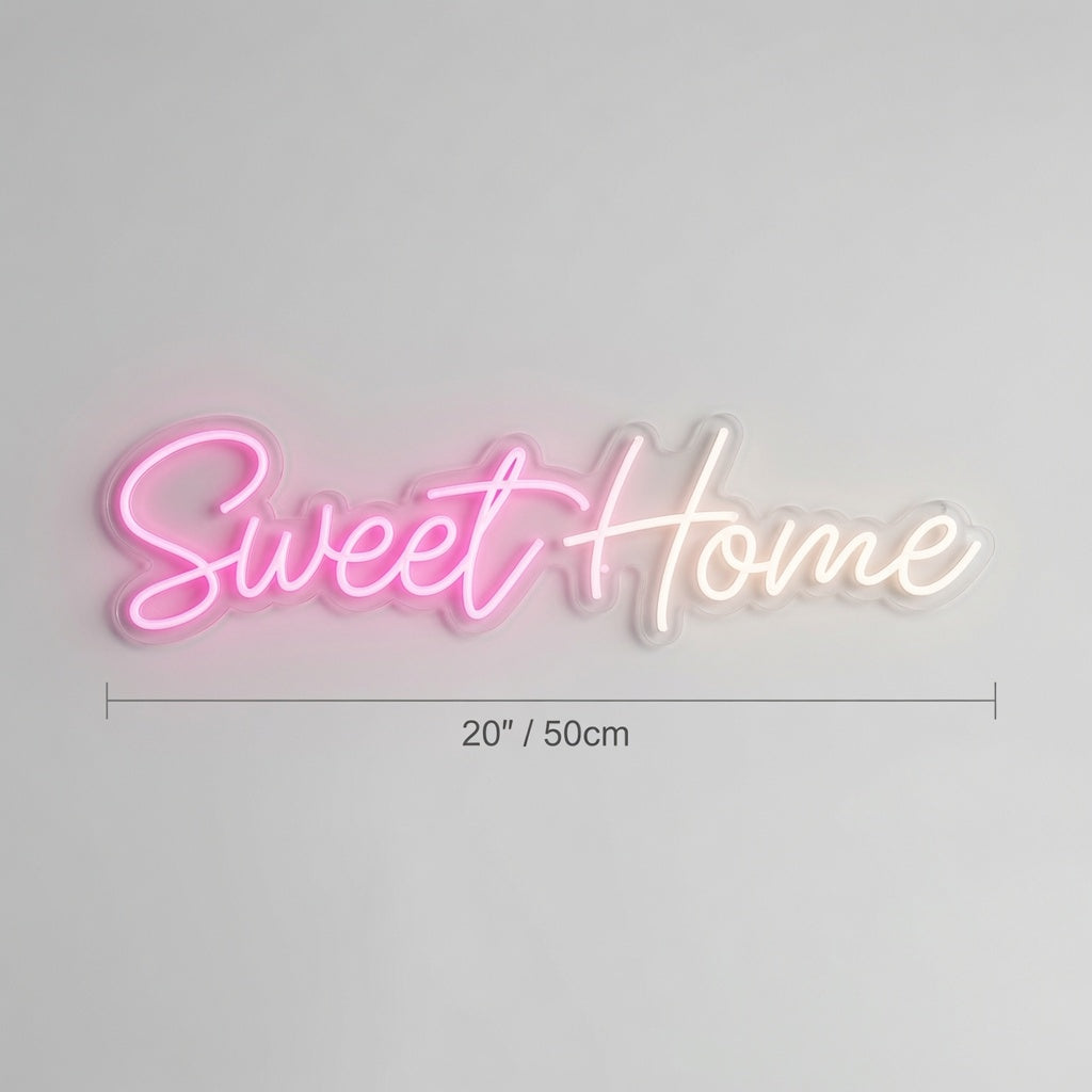 Sweet Home LED Neon Sign Home Wall Art - 04 Size Image