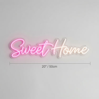 Sweet Home LED Neon Sign Home Wall Art - 04 Size Image