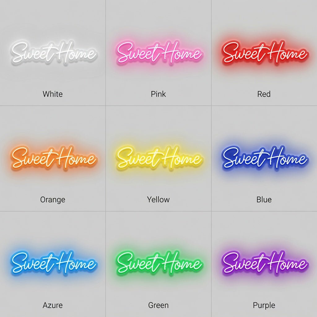 Sweet Home LED Neon Sign Home Wall Art - Shineneon