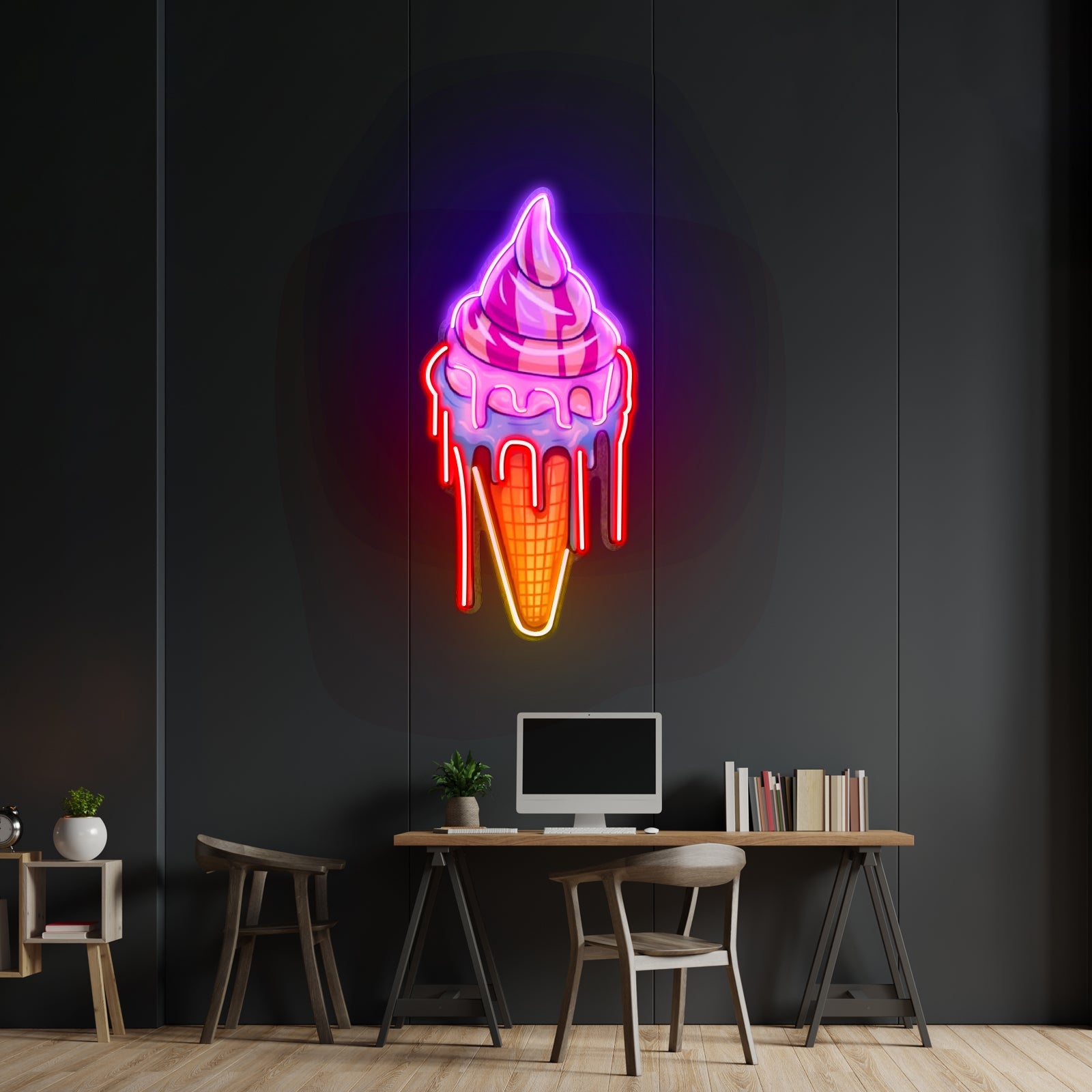 Sweet Ice Cream Led Neon Sign Light Custom Led Signs - Shineneon