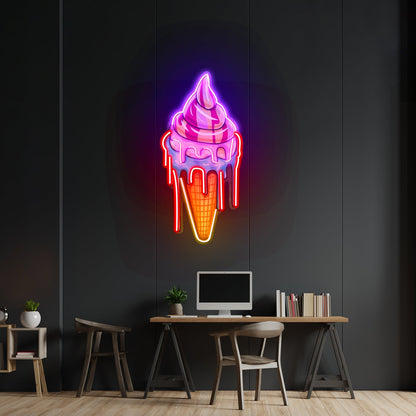 Sweet Ice Cream Led Neon Sign Light Custom Led Signs - Shineneon