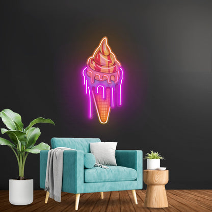Sweet Ice Cream Led Neon Sign Light Custom Led Signs - Shineneon