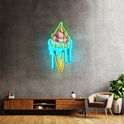Sweet Ice Cream Led Neon Sign Light Custom Led Signs - Shineneon