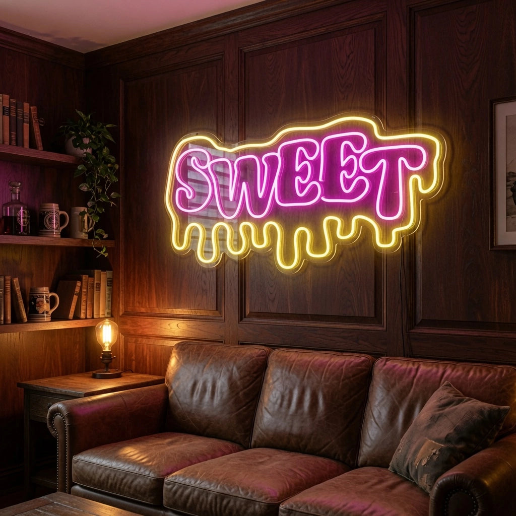 Sweet LED Neon Sign - 03 Real Lifestyle Scene