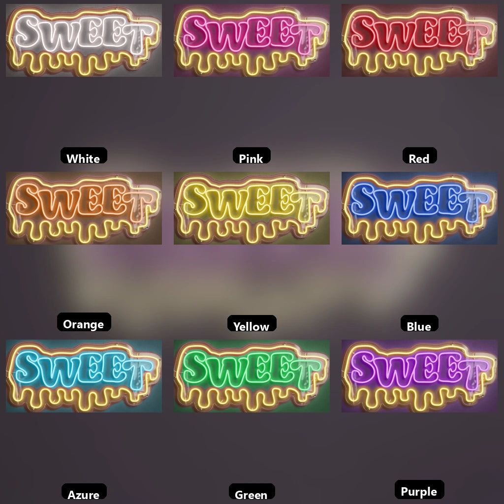 Sweet LED Neon Sign - 05 Color Grid
