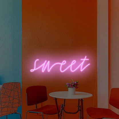 Sweet Lettering Led Neon Sign Wall Art For Home Room Lighting | Shineneon