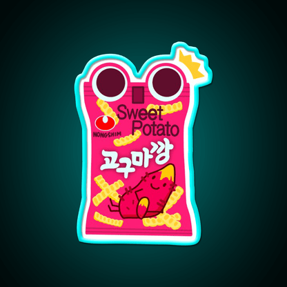 Sweet Potato Snack Food Led Neon Sign Rgb Color - Shineneon