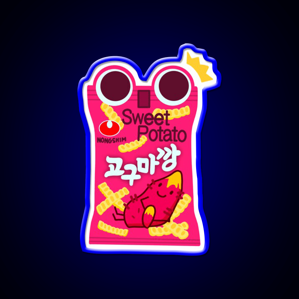 Sweet Potato Snack Food Led Neon Sign Rgb Color - Shineneon