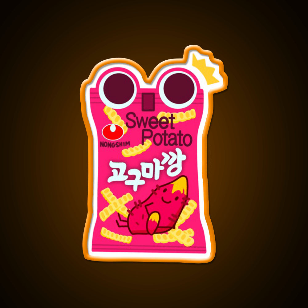 Sweet Potato Snack Food Led Neon Sign Rgb Color - Shineneon