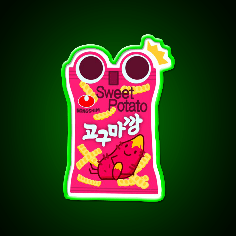 Sweet Potato Snack Food Led Neon Sign Rgb Color - Shineneon