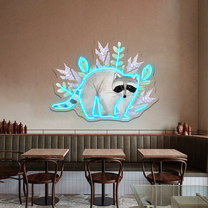 Sweet Raccoon Wall Artwork Neon Signs