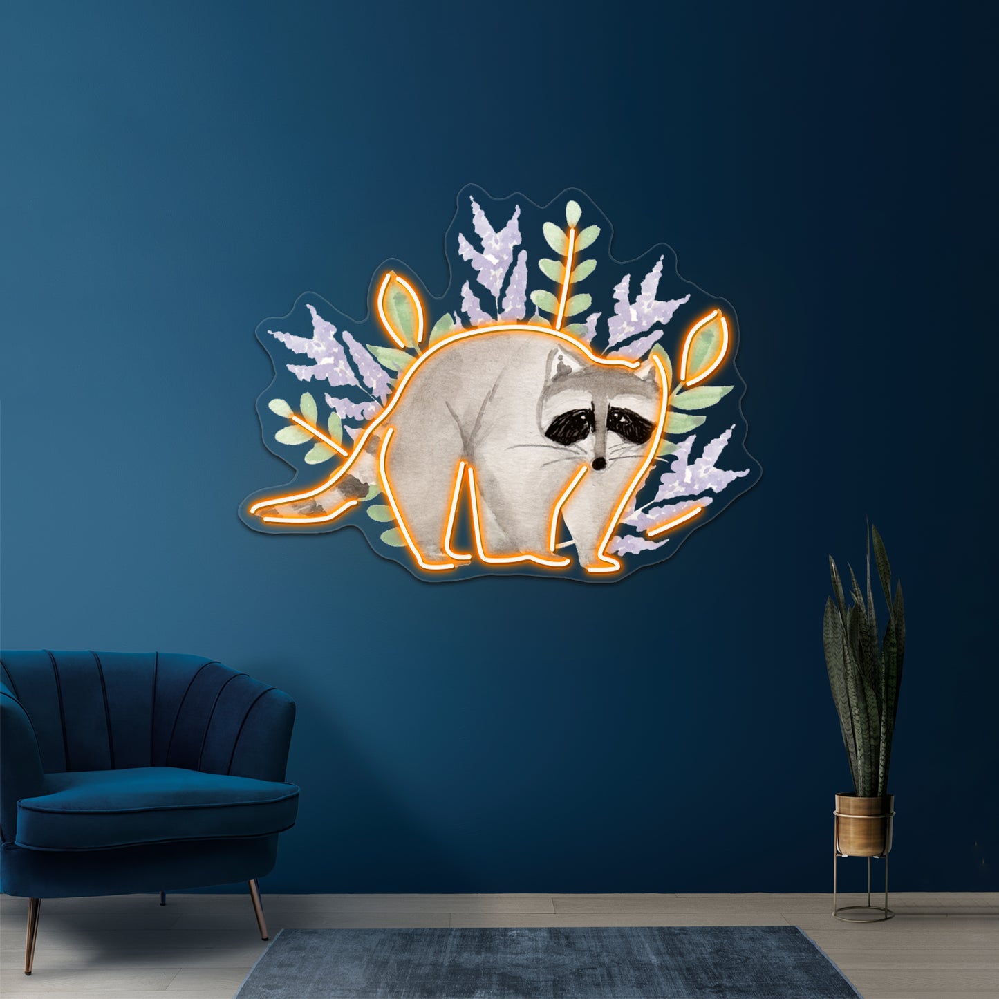 Sweet Raccoon Wall Artwork Neon Signs