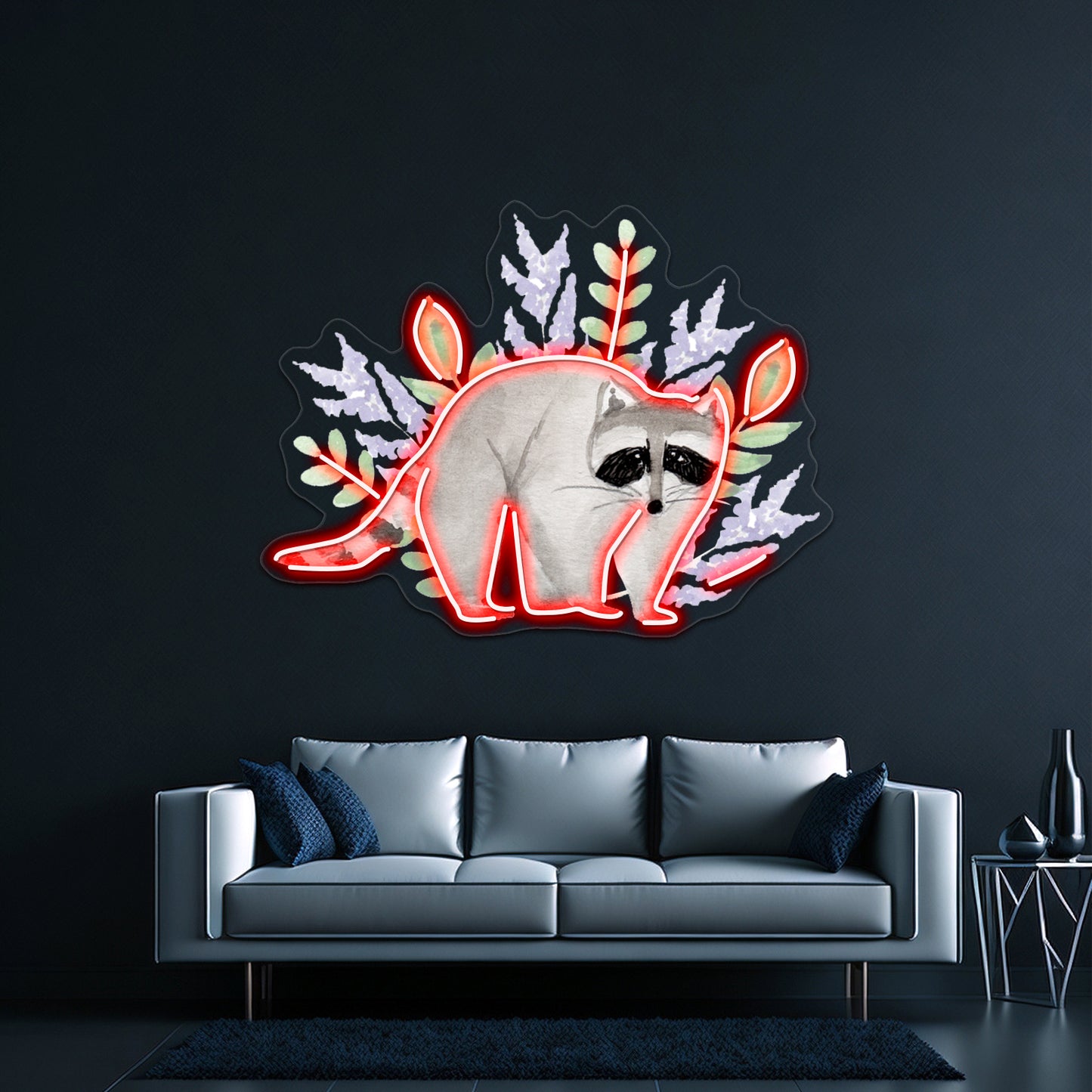 Sweet Raccoon Wall Artwork Neon Signs