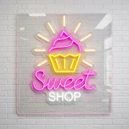 Sweet Shop LED Neon Sign - 01 Original Product Image