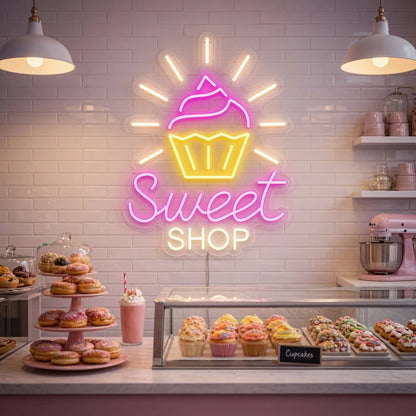 Sweet Shop LED Neon Sign - 02 High-Converting Product Image