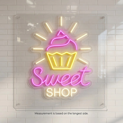 Sweet Shop LED Neon Sign - 04 Size Image