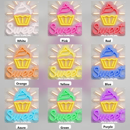Sweet Shop LED Neon Sign - 05 Color Grid